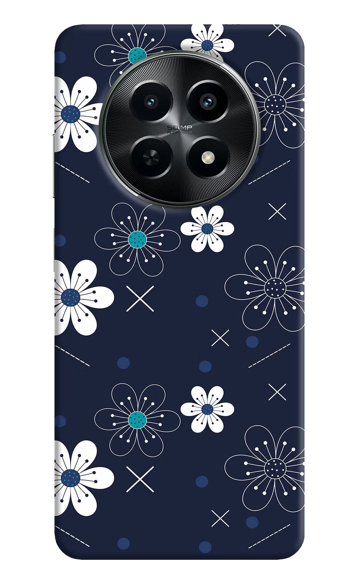 Flowers Realme C65 5G Back Cover