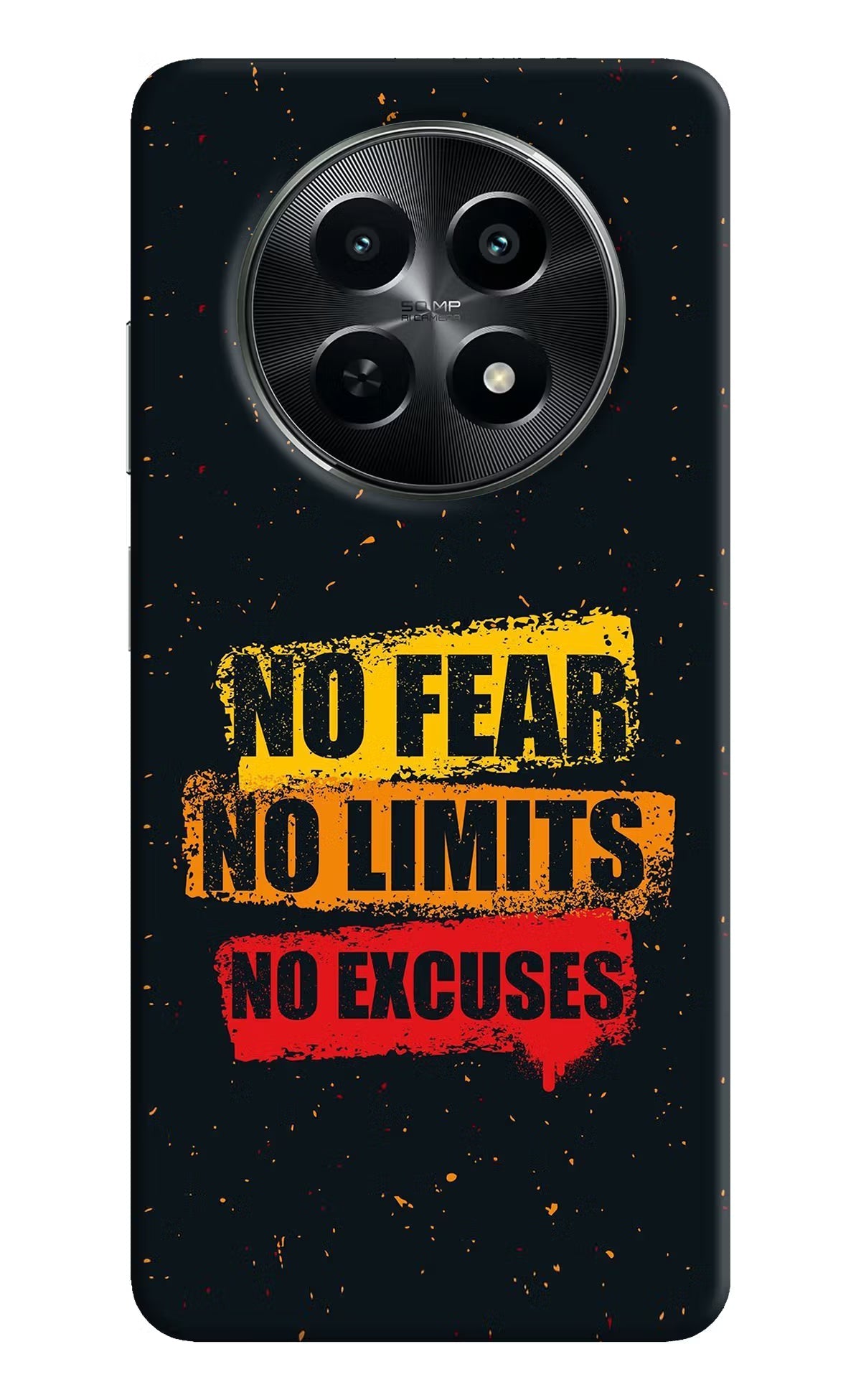 No Fear No Limits No Excuse Realme C65 5G Back Cover