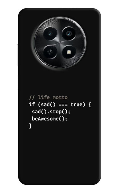 Life Motto Code Realme C65 5G Back Cover