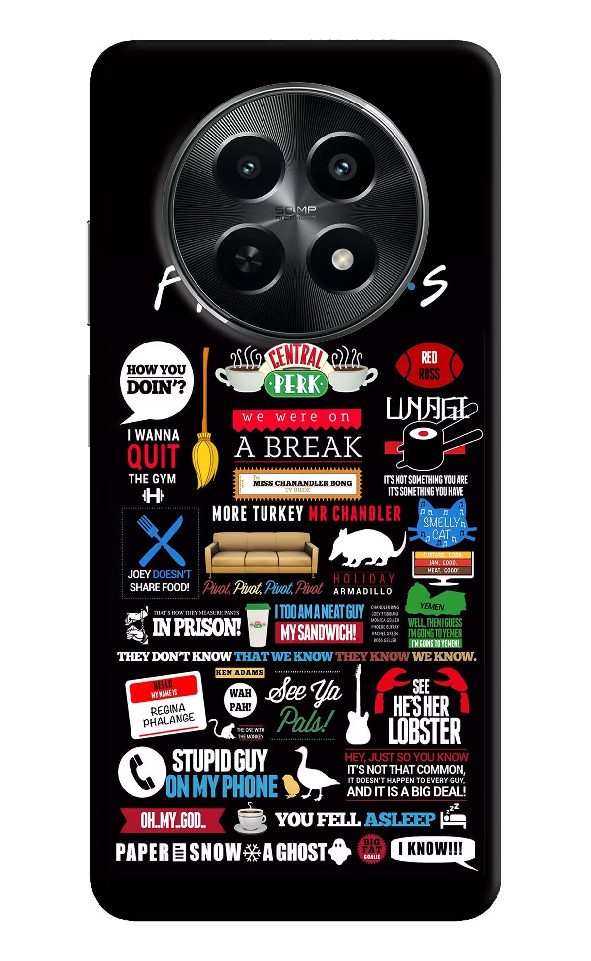 FRIENDS Realme C65 5G Back Cover