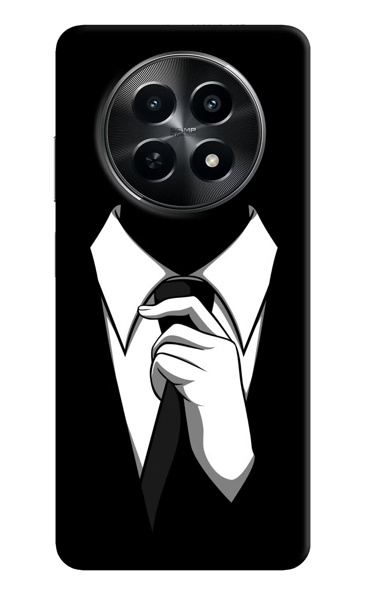 Black Tie Realme C65 5G Back Cover