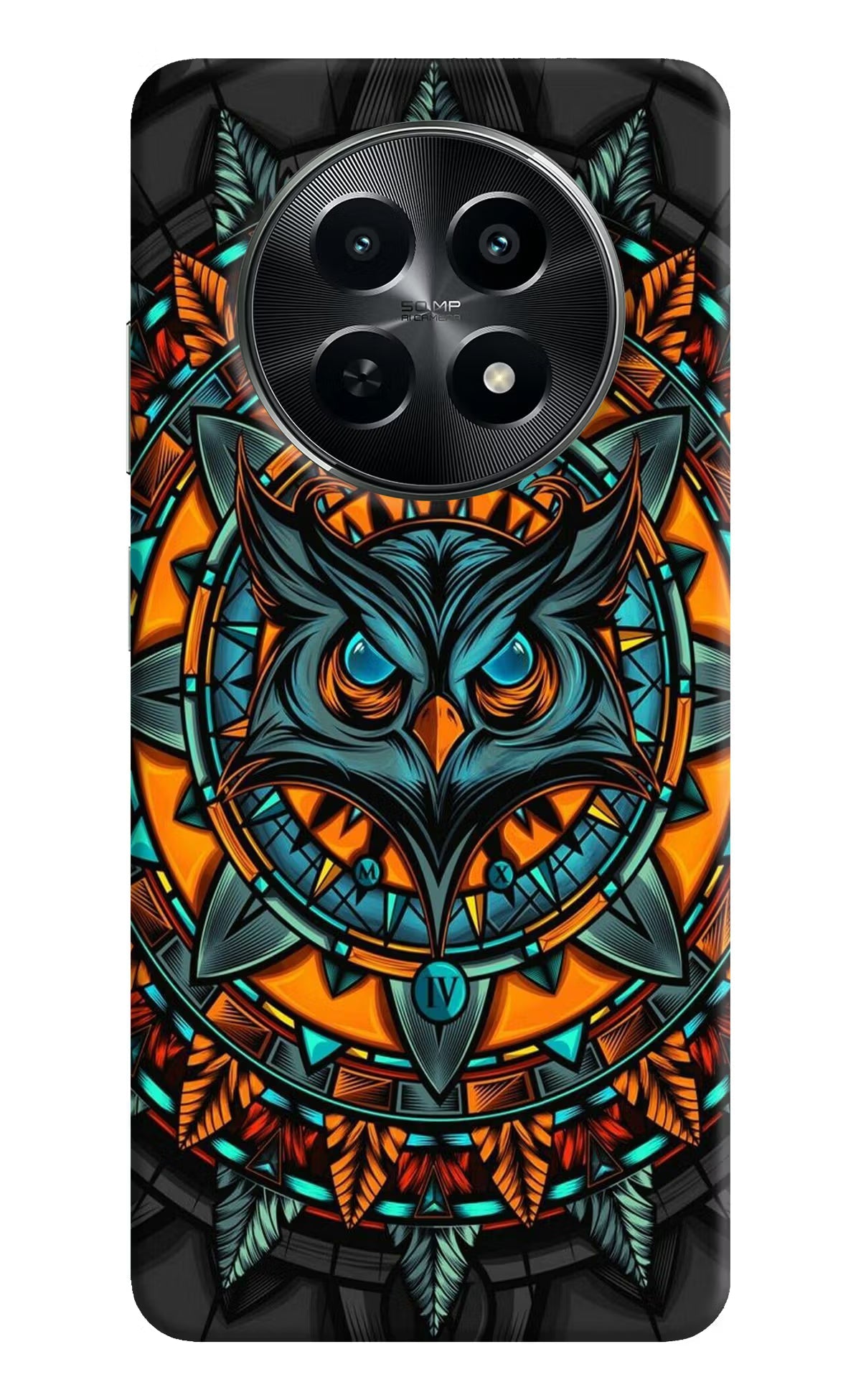 Angry Owl Art Realme C65 5G Back Cover