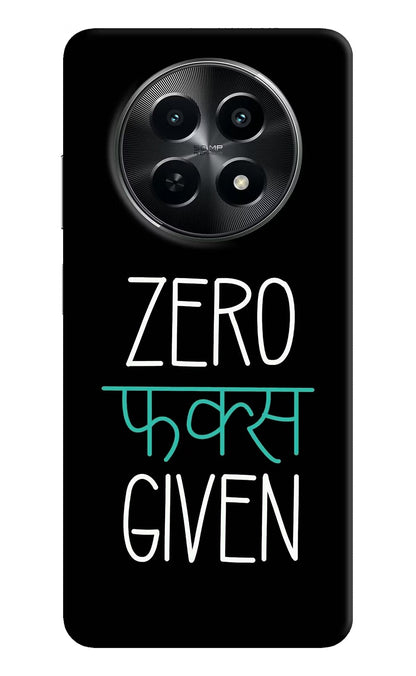 Zero Fucks Given Realme C65 5G Back Cover