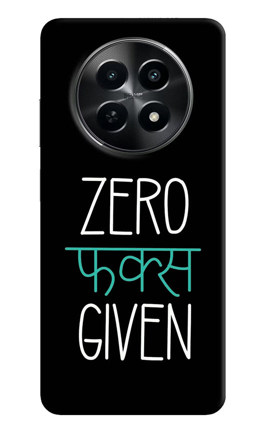Zero Fucks Given Realme C65 5G Back Cover