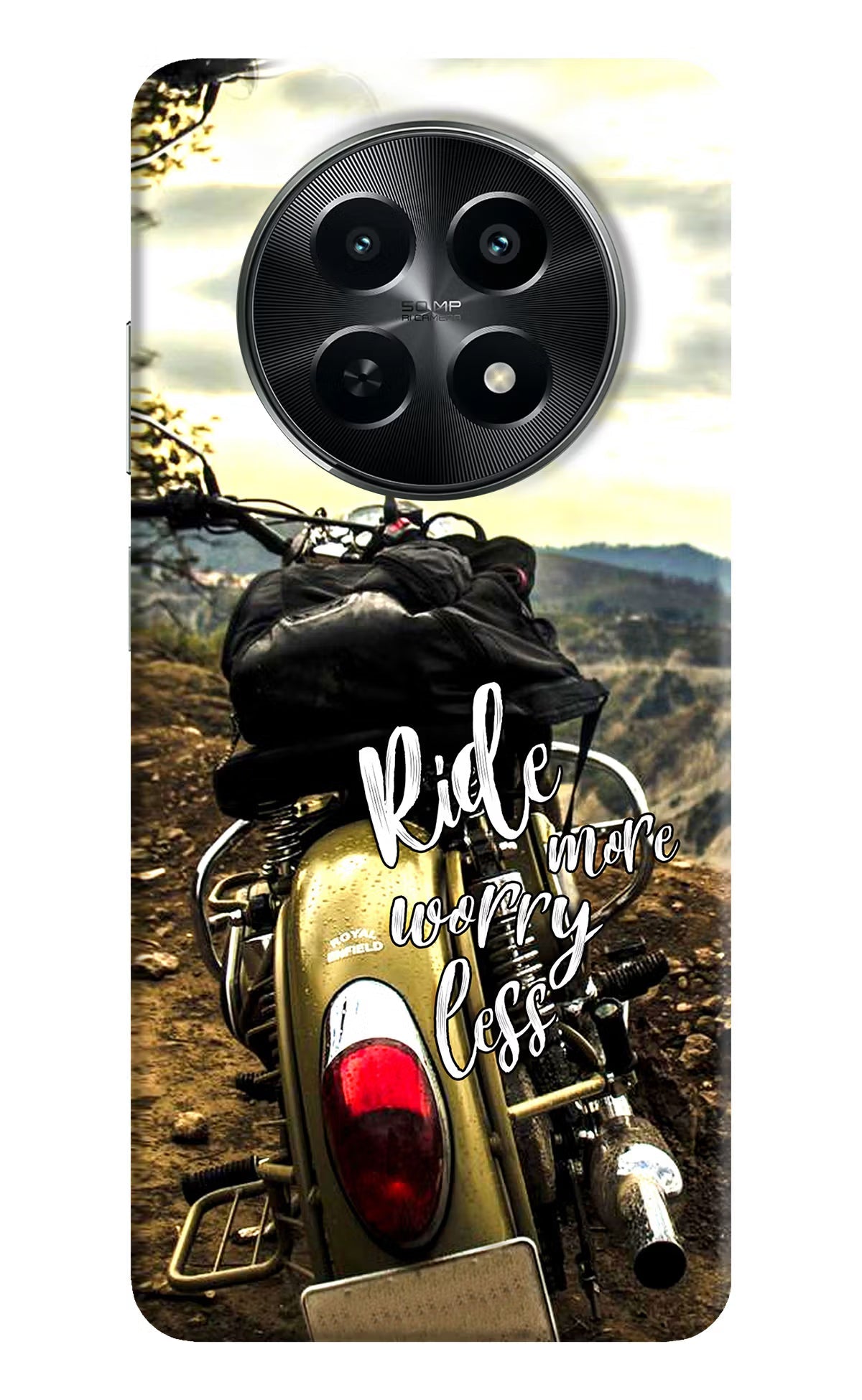 Ride More Worry Less Realme C65 5G Back Cover