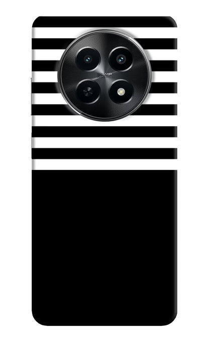 Black and White Print Realme C65 5G Back Cover