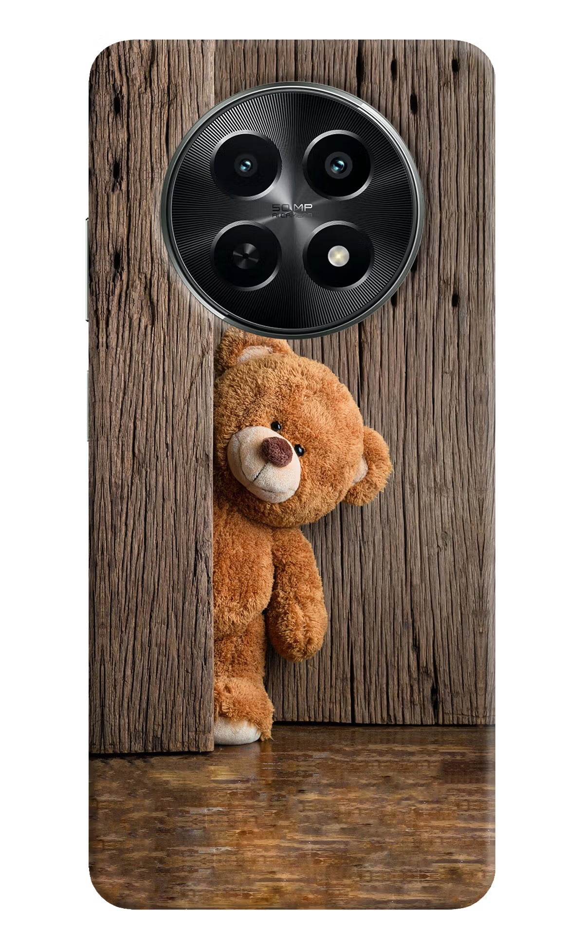 Teddy Wooden Realme C65 5G Back Cover