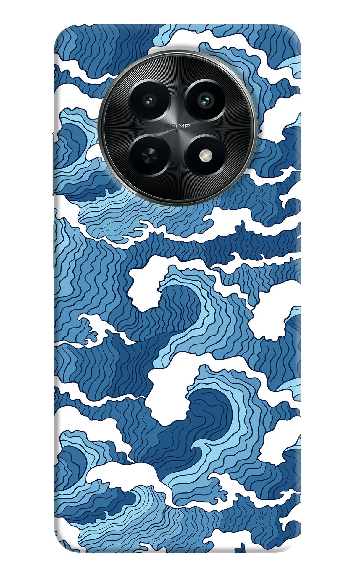 Blue Waves Realme C65 5G Back Cover