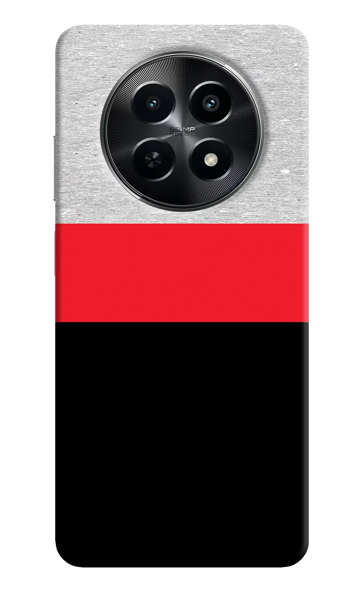 Tri Color Pattern Realme C65 5G Back Cover