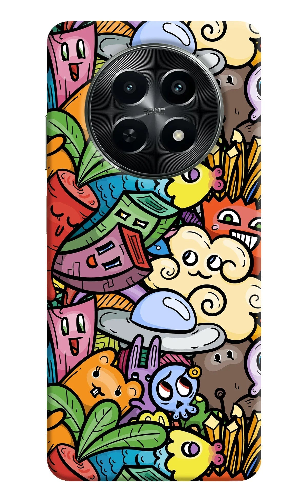 Veggie Doodle Realme C65 5G Back Cover
