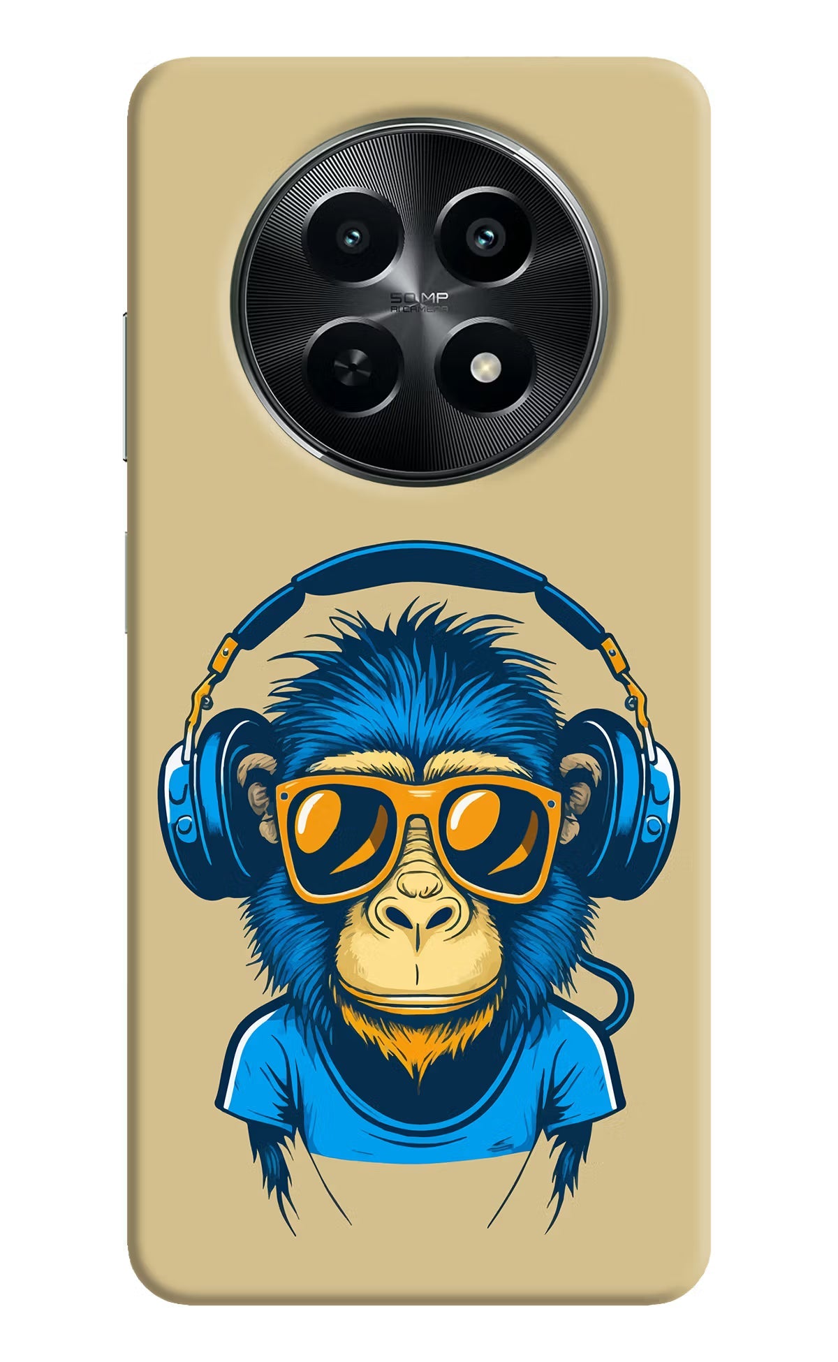 Monkey Headphone Realme C65 5G Back Cover