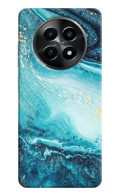 Blue Glitter Marble Realme C65 5G Back Cover