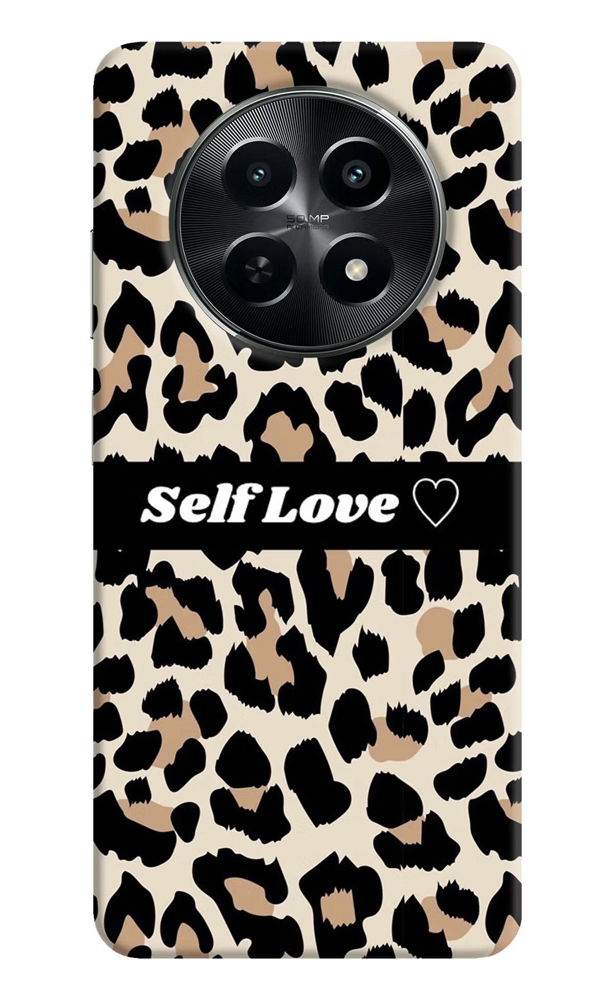 Leopard Print Self Love Realme C65 5G Back Cover