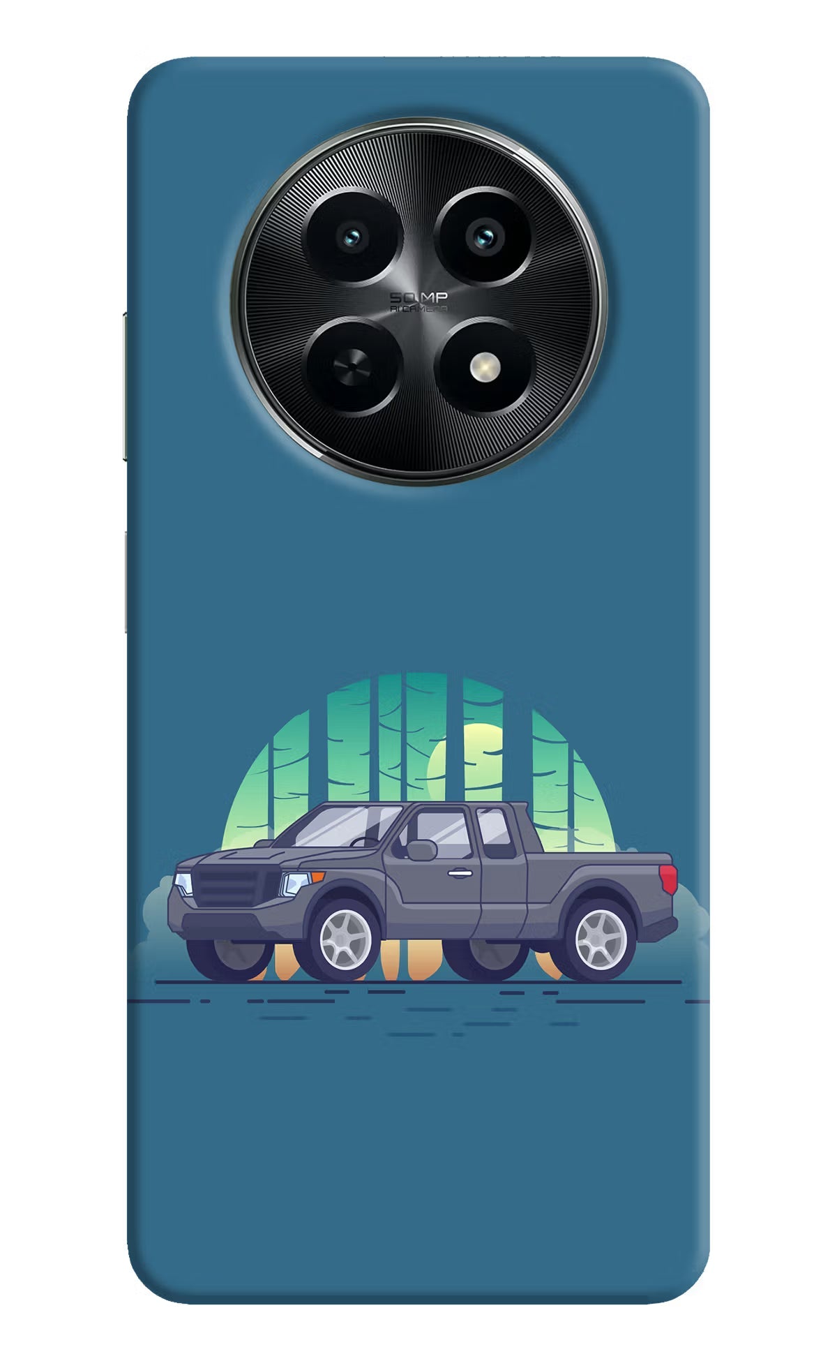 Retro Garage Vibe Realme C65 5G Back Cover