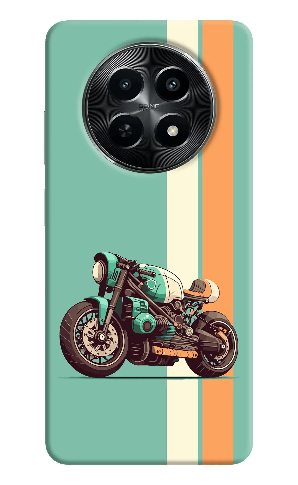 Striped Moto Drift Realme C65 5G Back Cover