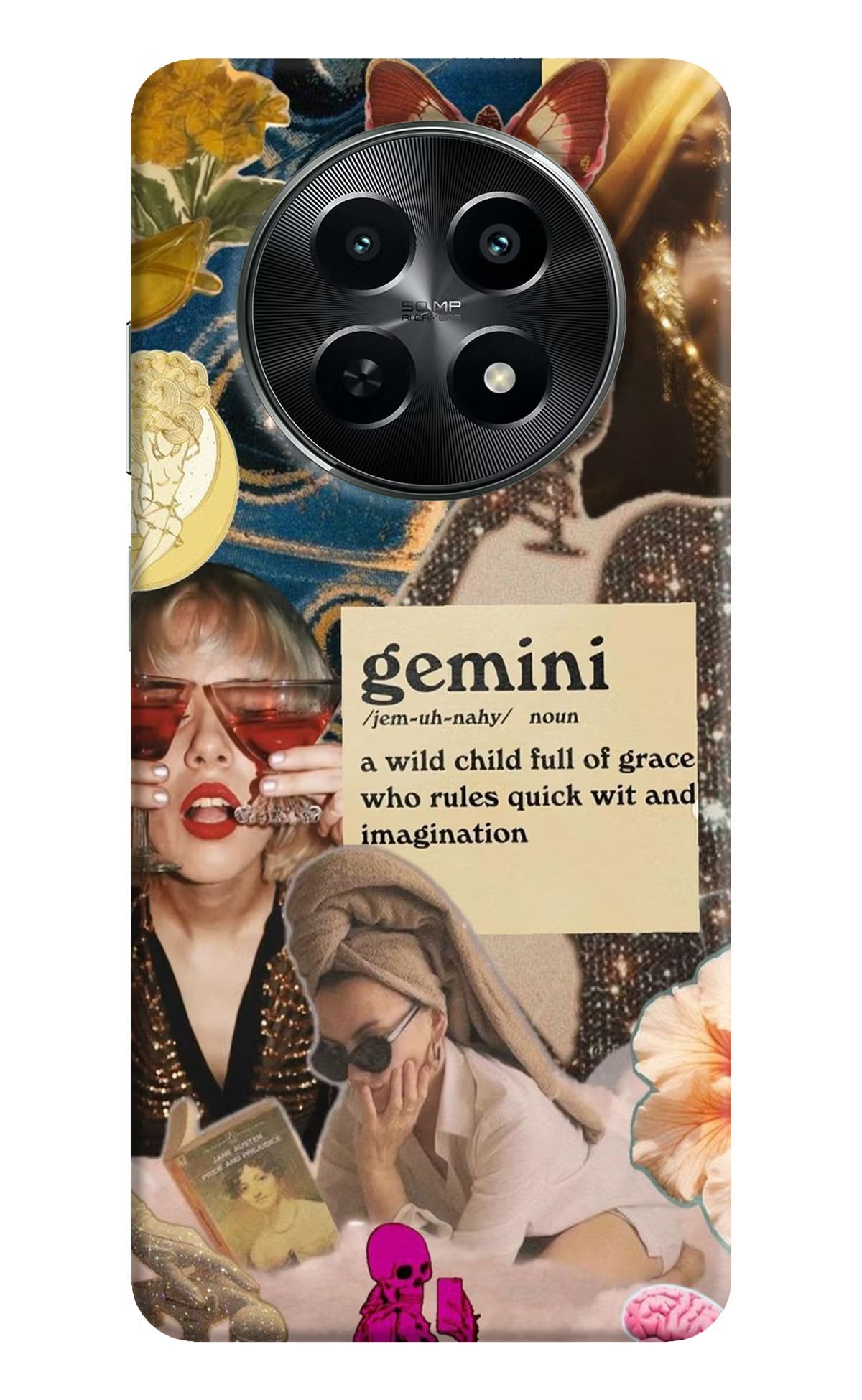 Gemini Zodiac Realme C65 5G Back Cover