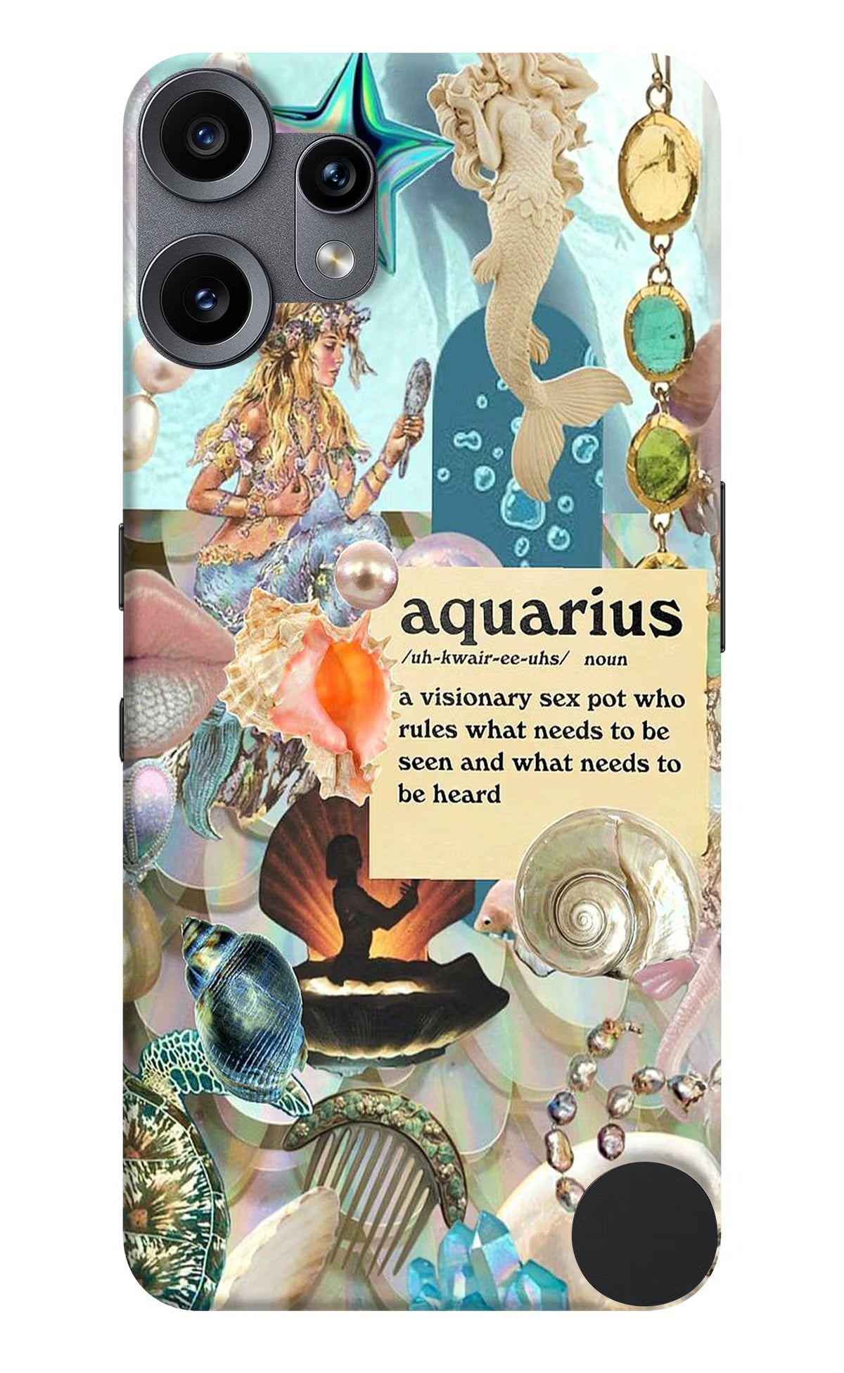 Aquarius Zodiac CMF by Nothing Phone 2 Pro Back Cover