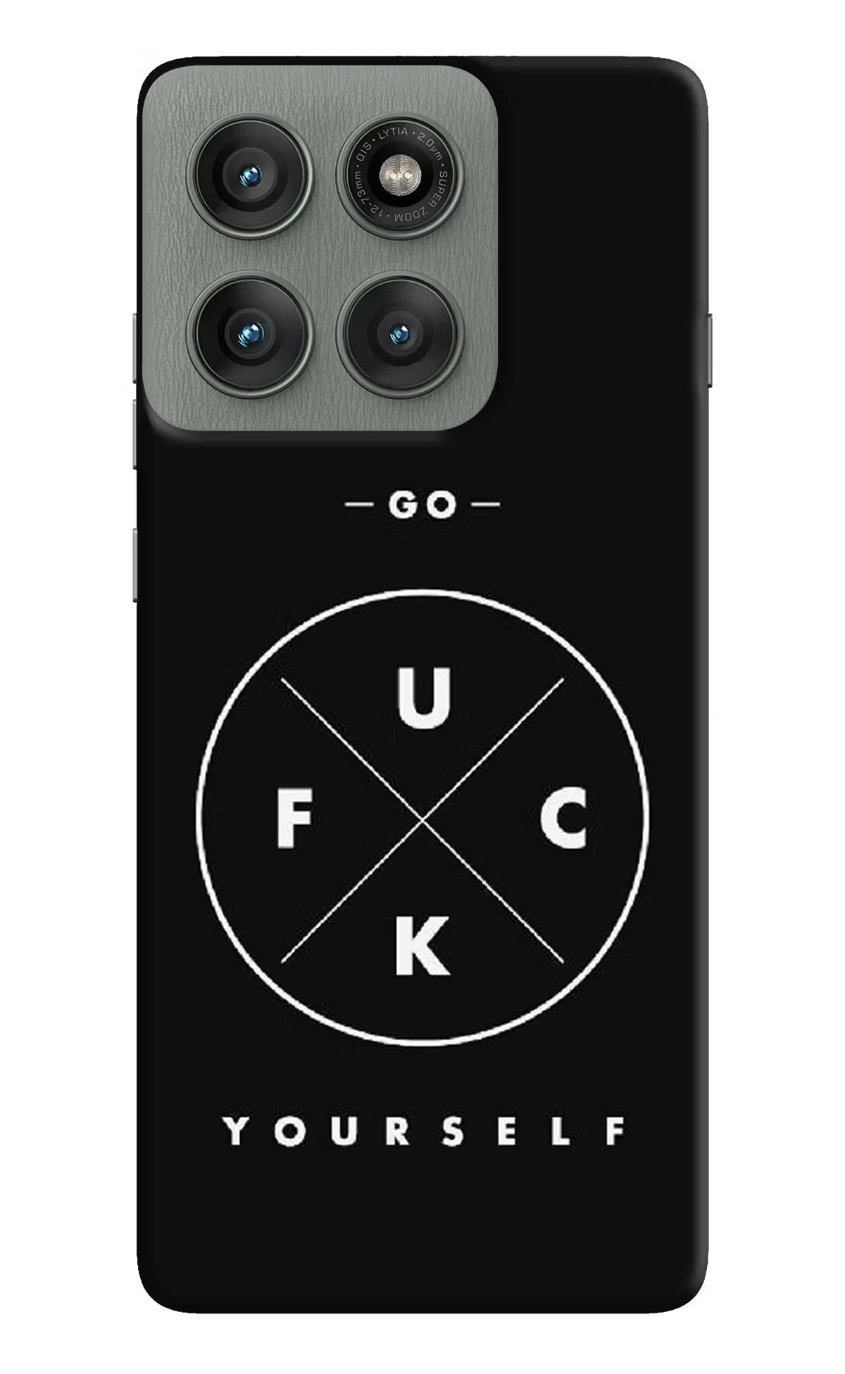 Go Fuck Yourself Moto Edge 60 Pro Back Cover