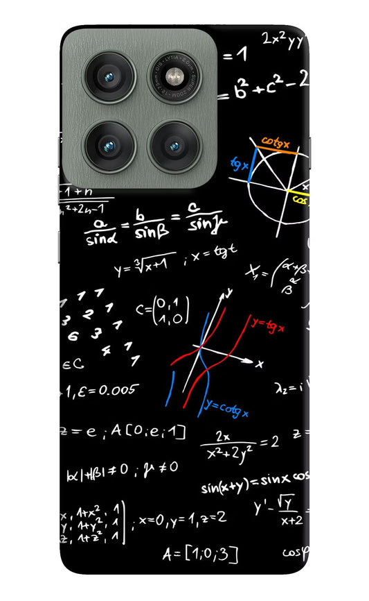 Mathematics Formula Moto Edge 60 Pro Back Cover