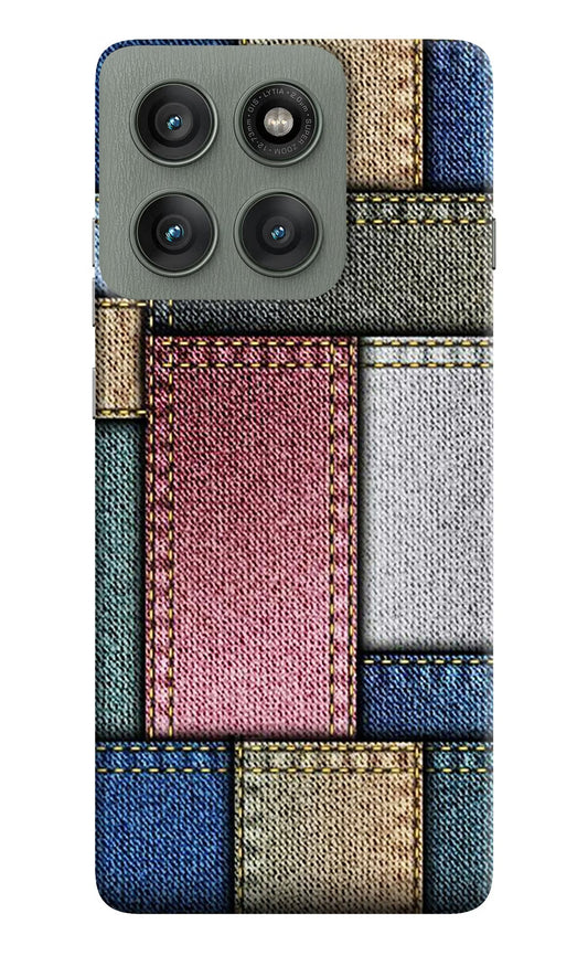 Multicolor Jeans Moto Edge 60 Pro Back Cover