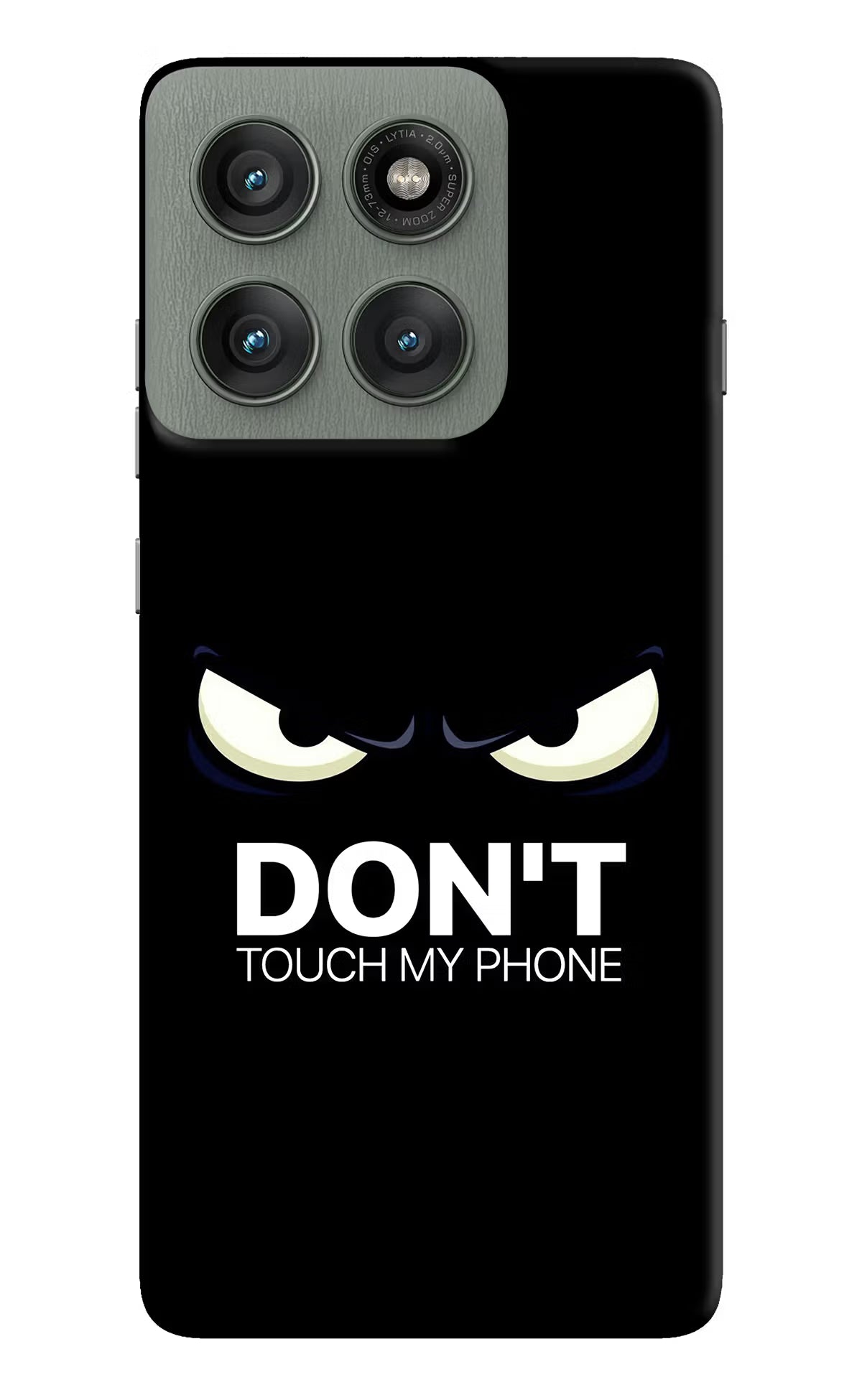 Don'T Touch My Phone Moto Edge 60 Pro Back Cover