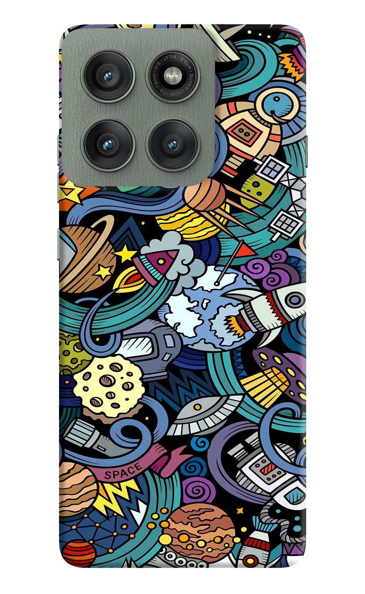 Space Abstract Moto Edge 60 Pro Back Cover