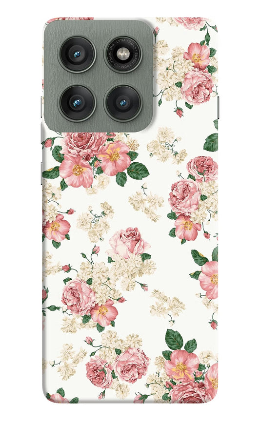 Flowers Moto Edge 60 Pro Back Cover