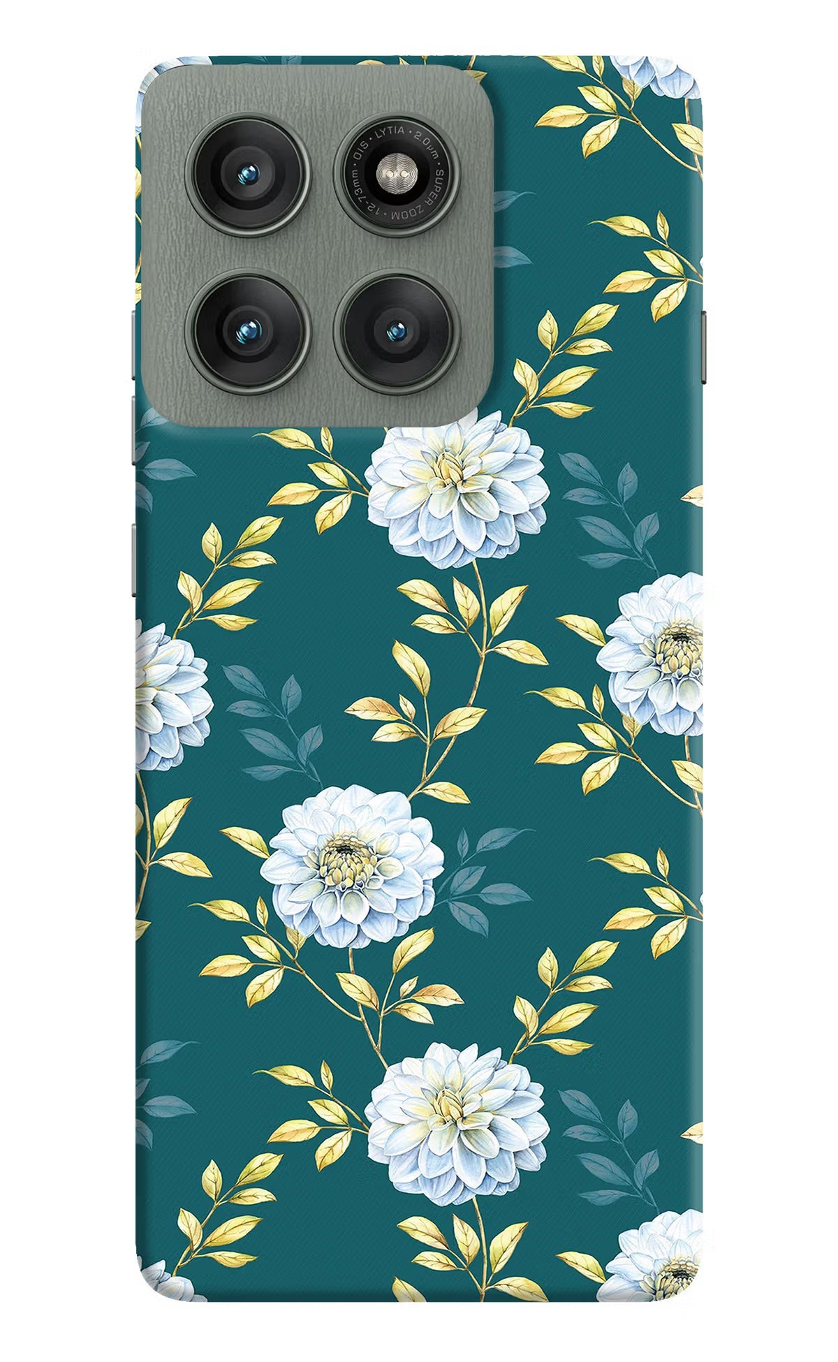 Flowers Moto Edge 60 Pro Back Cover