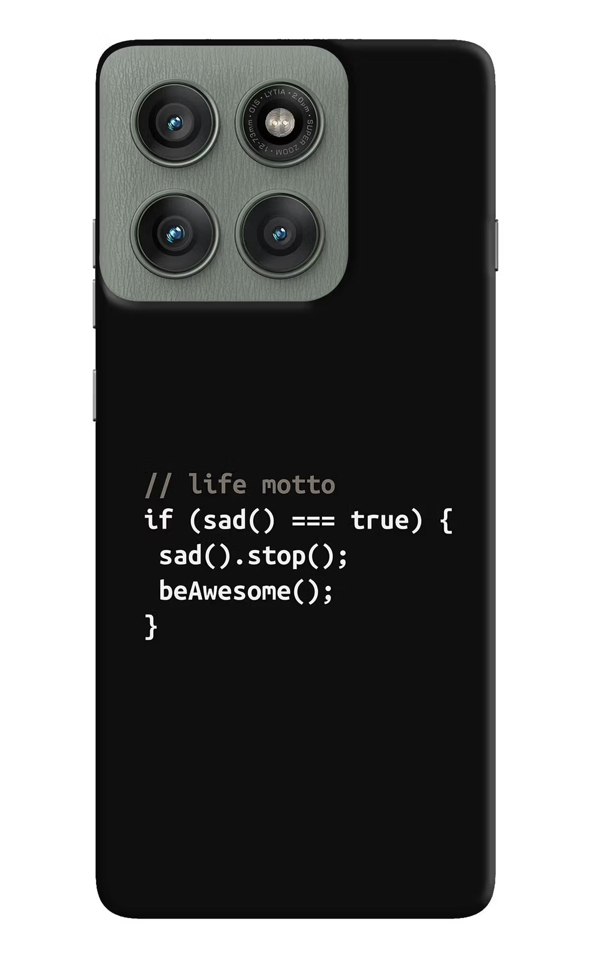 Life Motto Code Moto Edge 60 Pro Back Cover