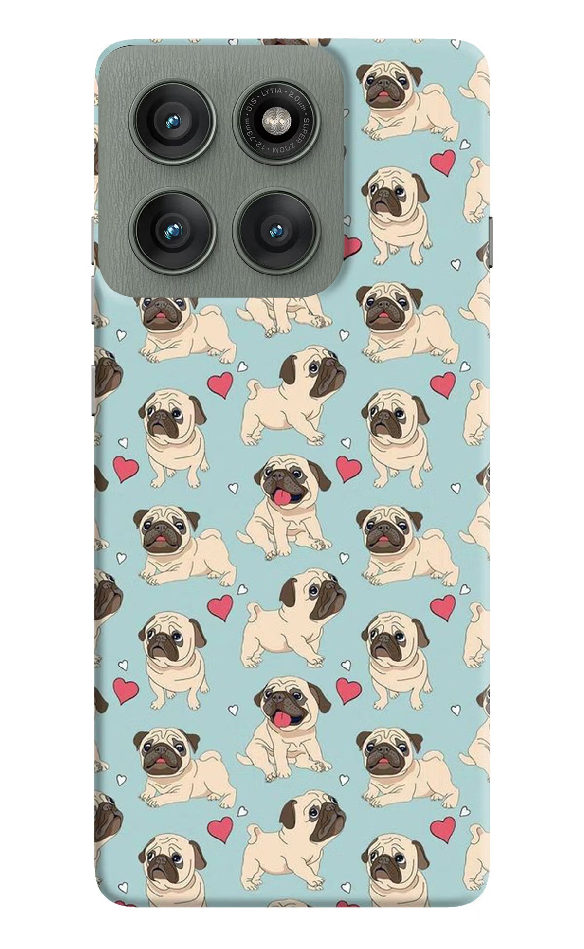 Pug Dog Moto Edge 60 Pro Back Cover