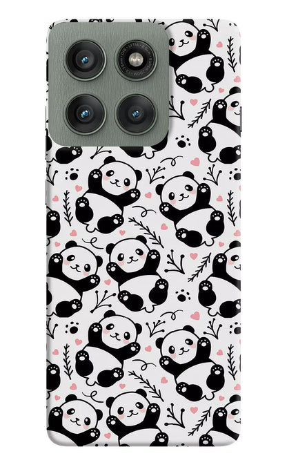 Cute Panda Moto Edge 60 Pro Back Cover