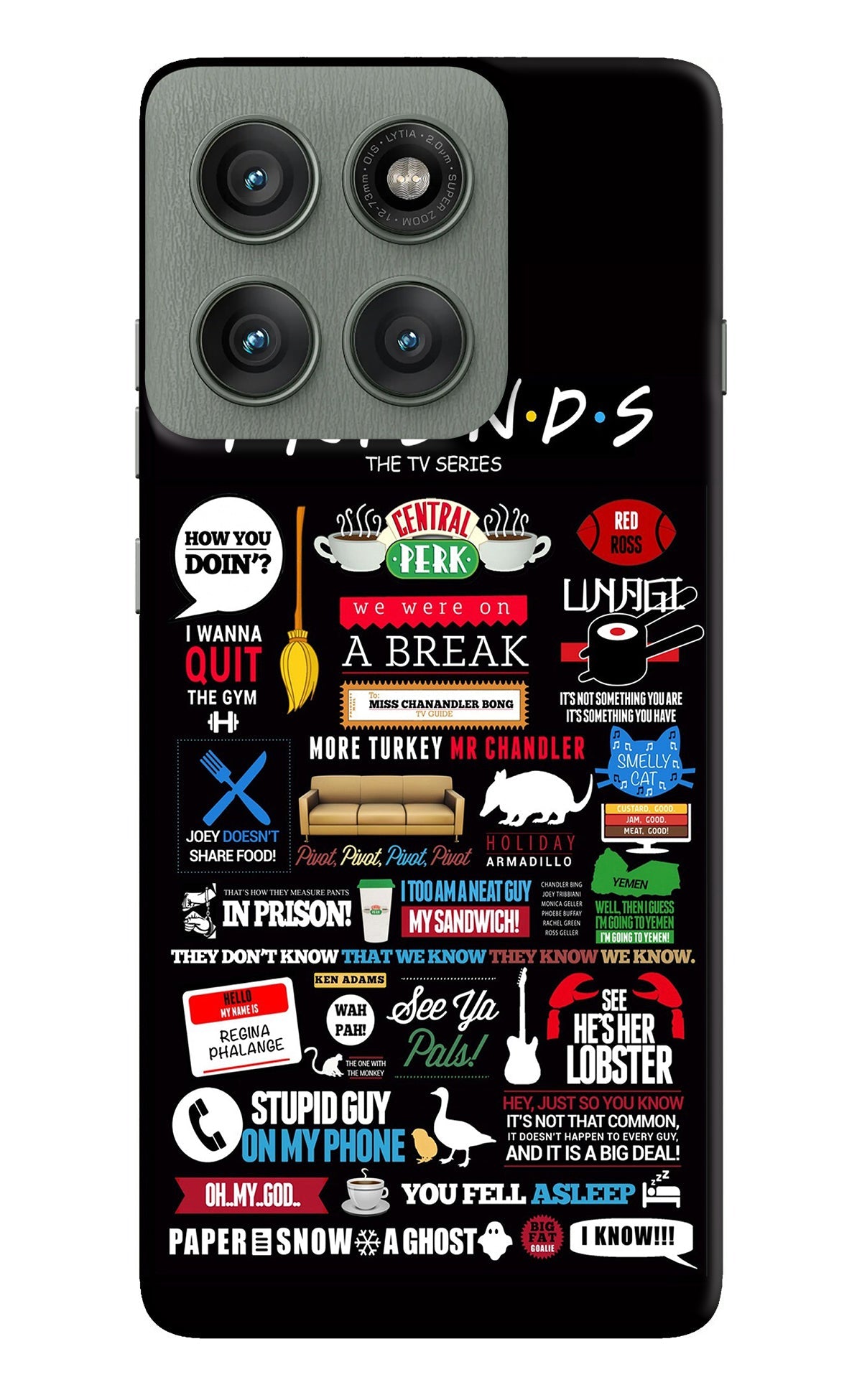 FRIENDS Moto Edge 60 Pro Back Cover