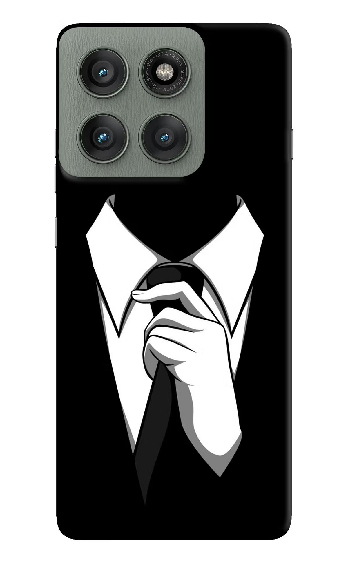 Black Tie Moto Edge 60 Pro Back Cover