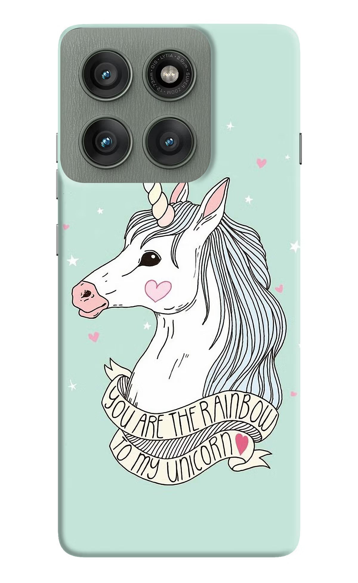 Unicorn Wallpaper Moto Edge 60 Pro Back Cover