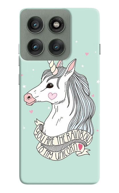 Unicorn Wallpaper Moto Edge 60 Pro Back Cover