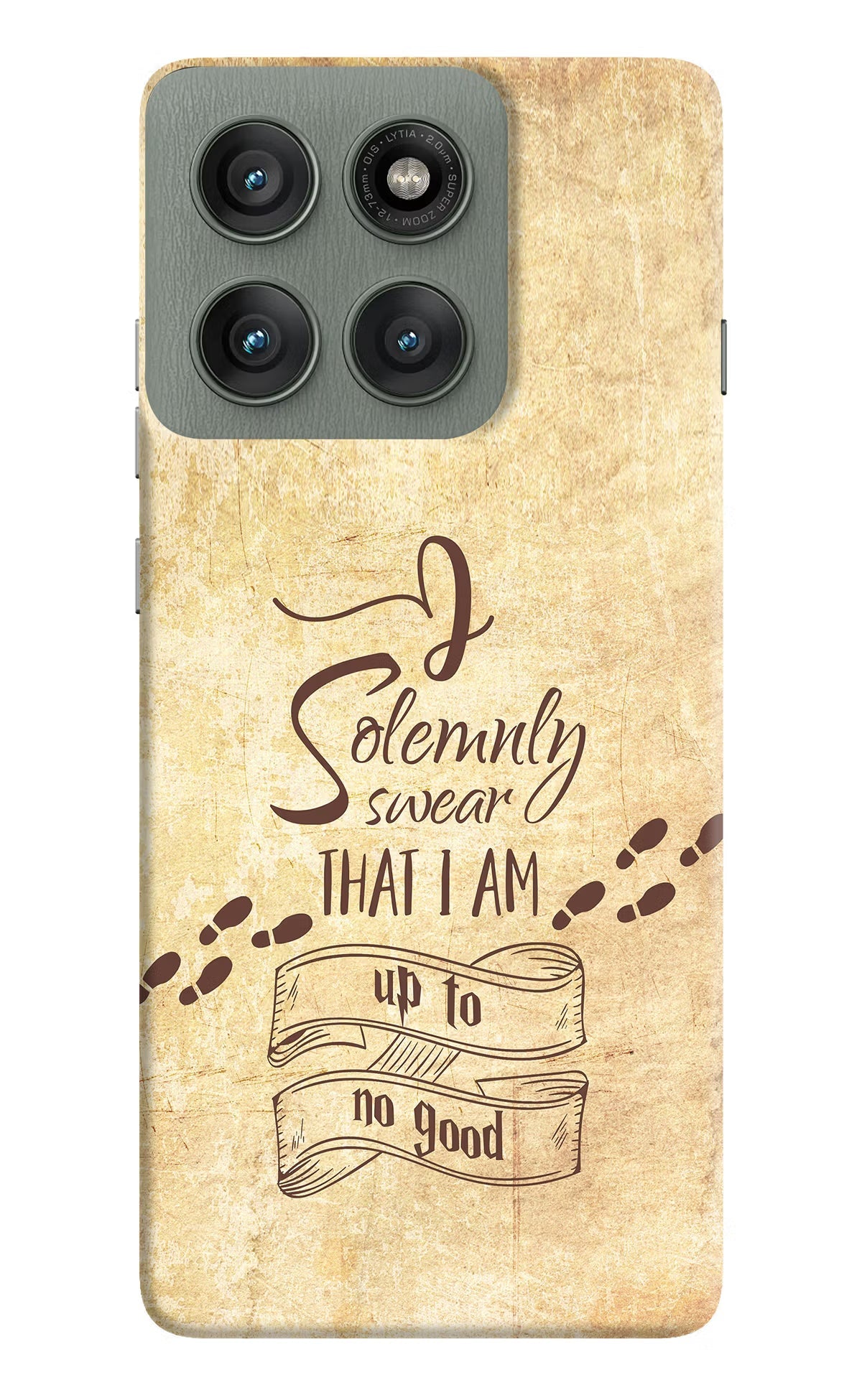 I Solemnly swear that i up to no good Moto Edge 60 Pro Back Cover