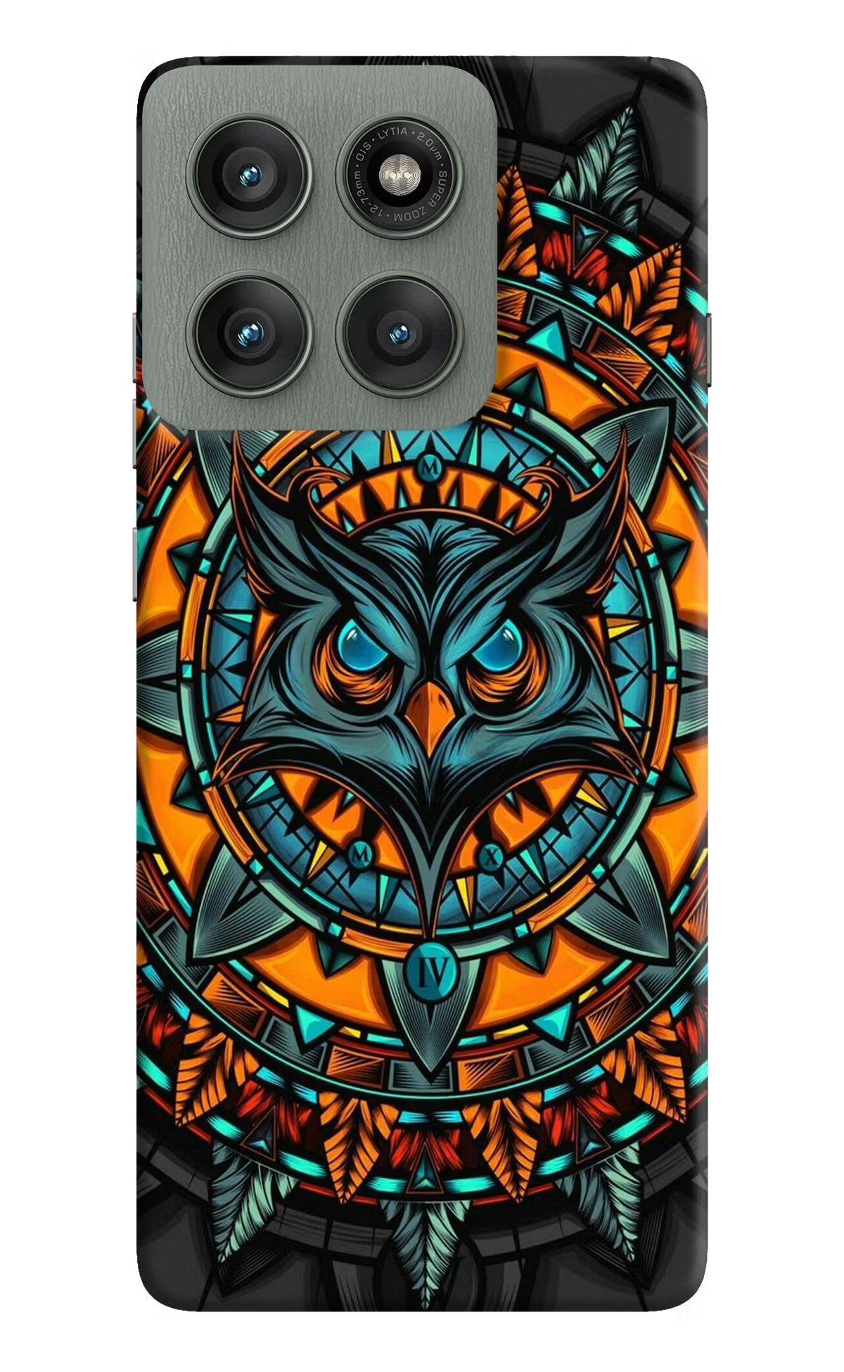Angry Owl Art Moto Edge 60 Pro Back Cover