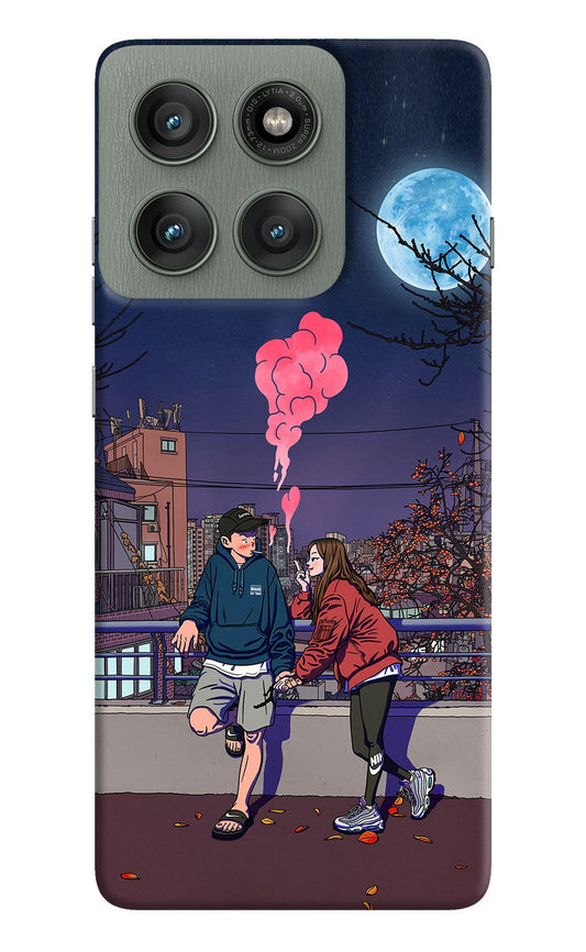Chilling Couple Moto Edge 60 Pro Back Cover