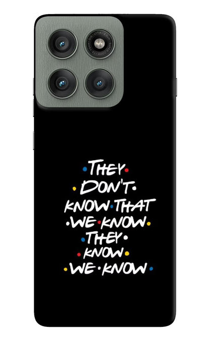 FRIENDS Dialogue Moto Edge 60 Pro Back Cover