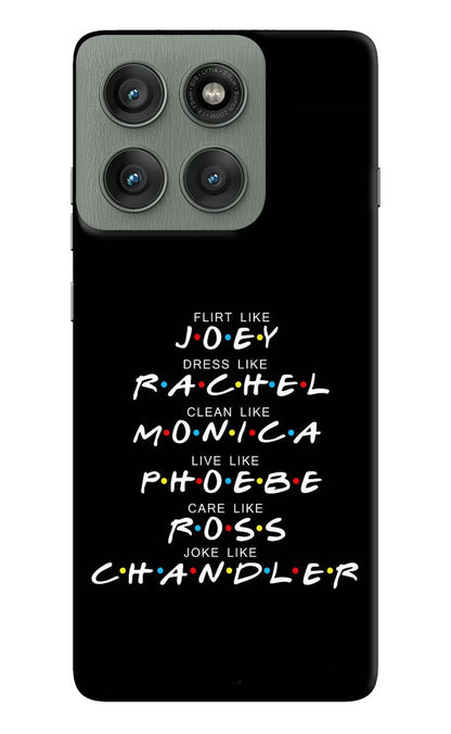 FRIENDS Character Moto Edge 60 Pro Back Cover