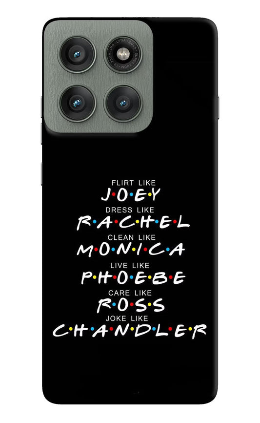 FRIENDS Character Moto Edge 60 Pro Back Cover