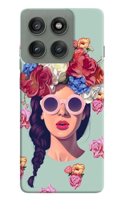 Pretty Girl Moto Edge 60 Pro Back Cover