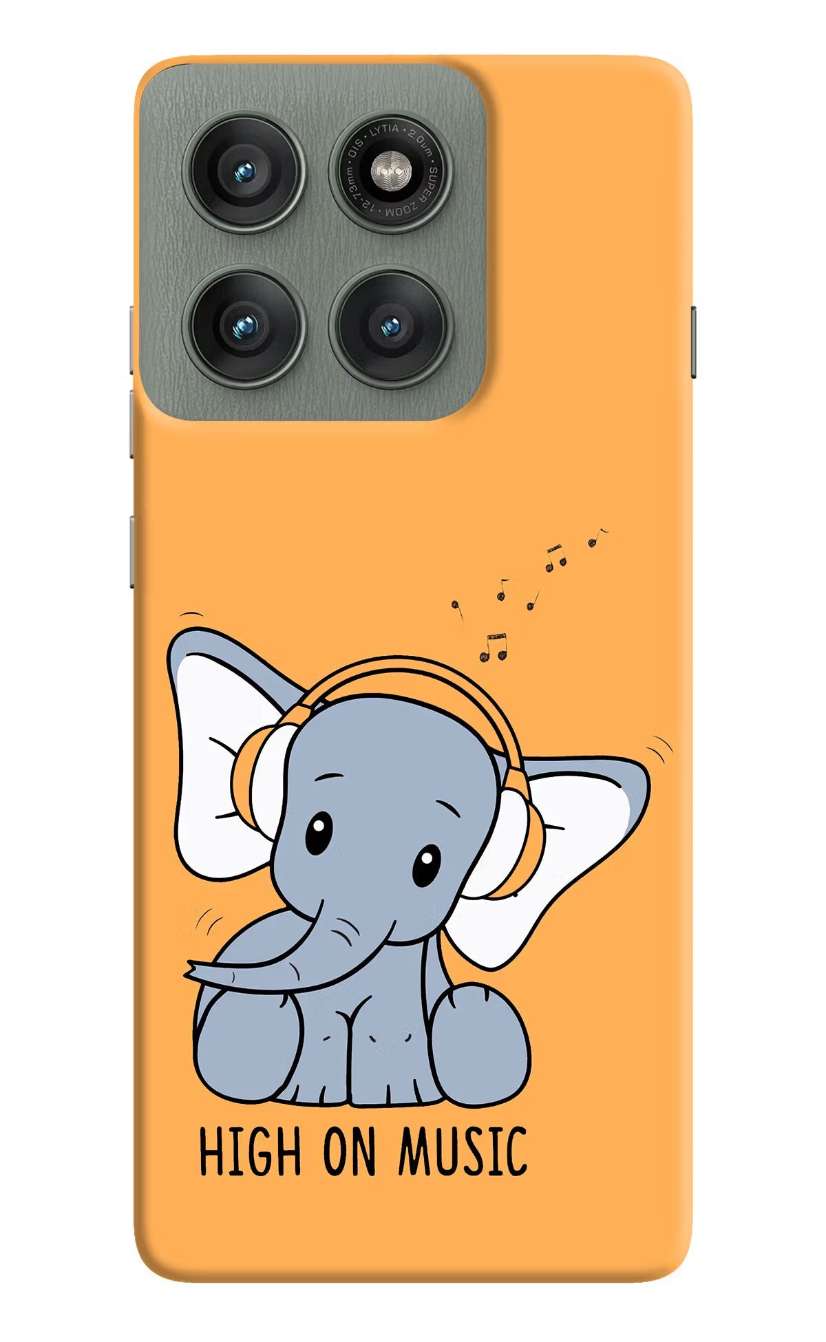 High On Music Moto Edge 60 Pro Back Cover