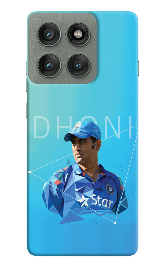 Dhoni Artwork Moto Edge 60 Pro Back Cover