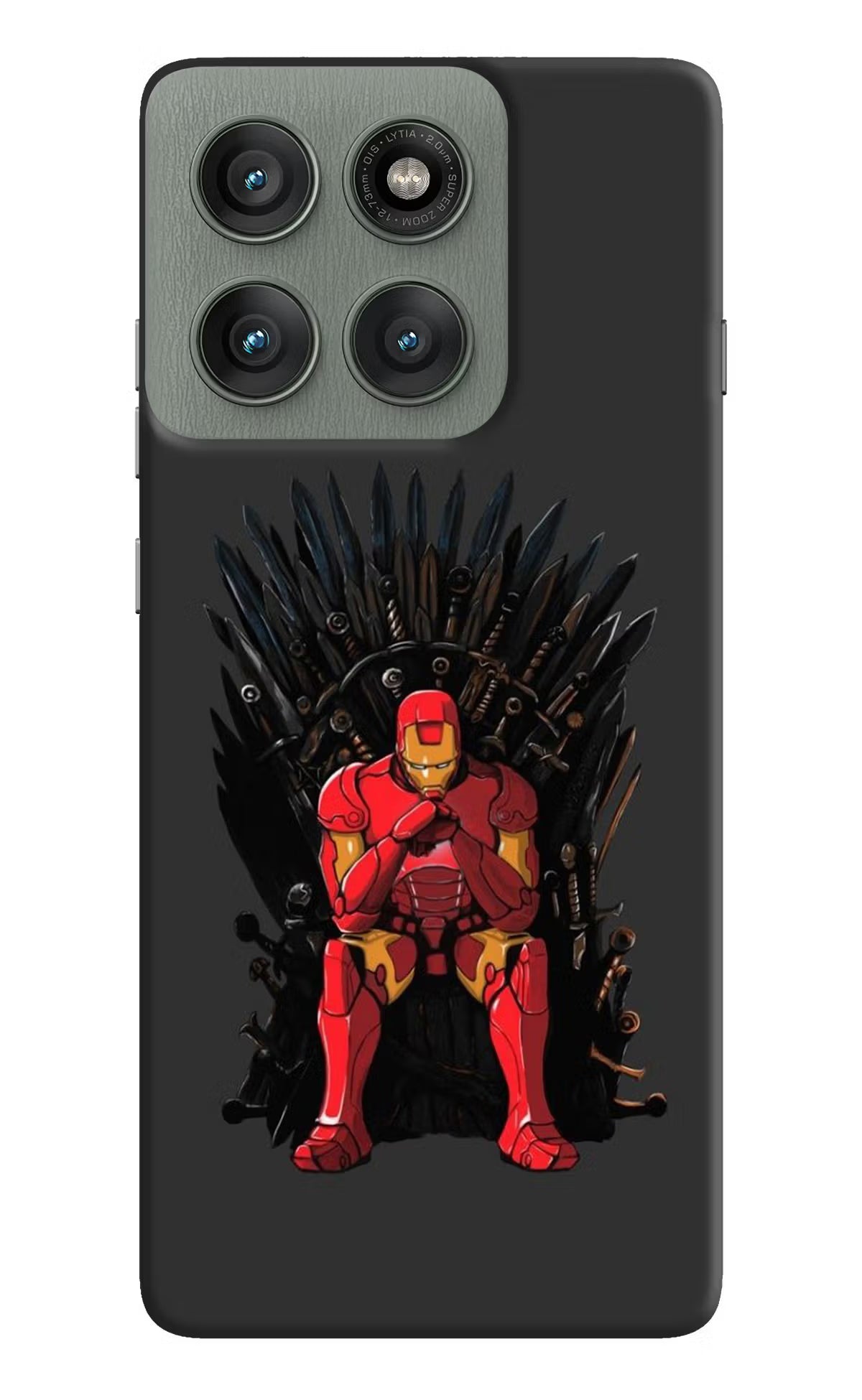 Ironman Throne Moto Edge 60 Pro Back Cover