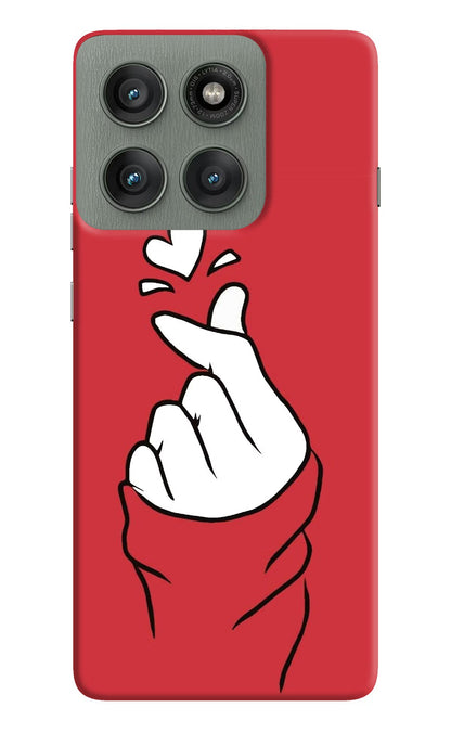 Korean Love Sign Moto Edge 60 Pro Back Cover