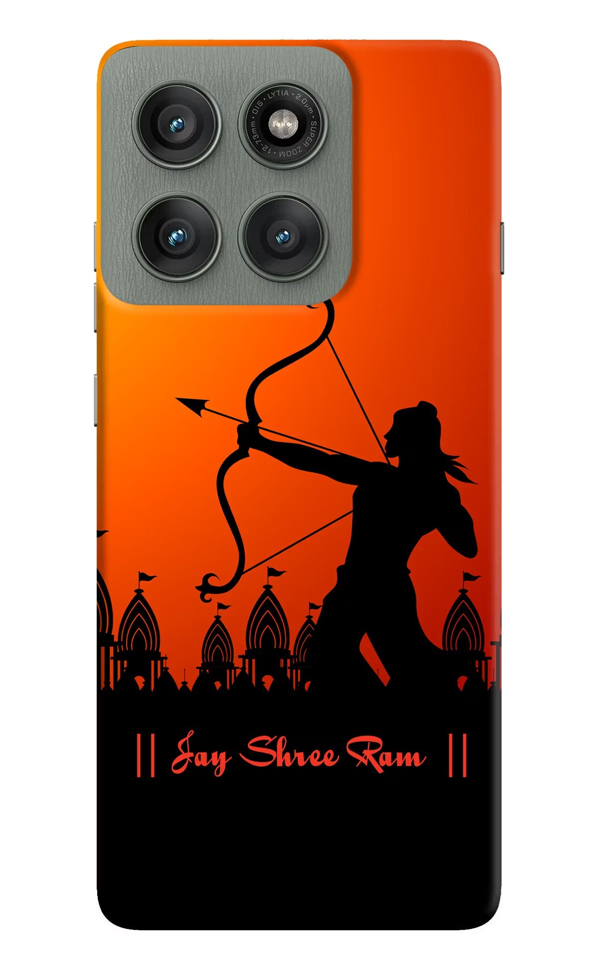 Lord Ram - 4 Moto Edge 60 Pro Back Cover