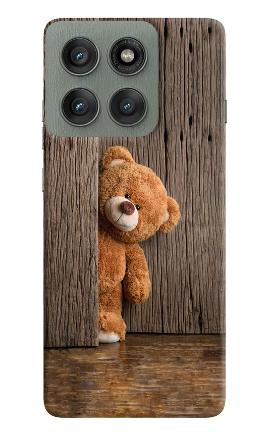 Teddy Wooden Moto Edge 60 Pro Back Cover