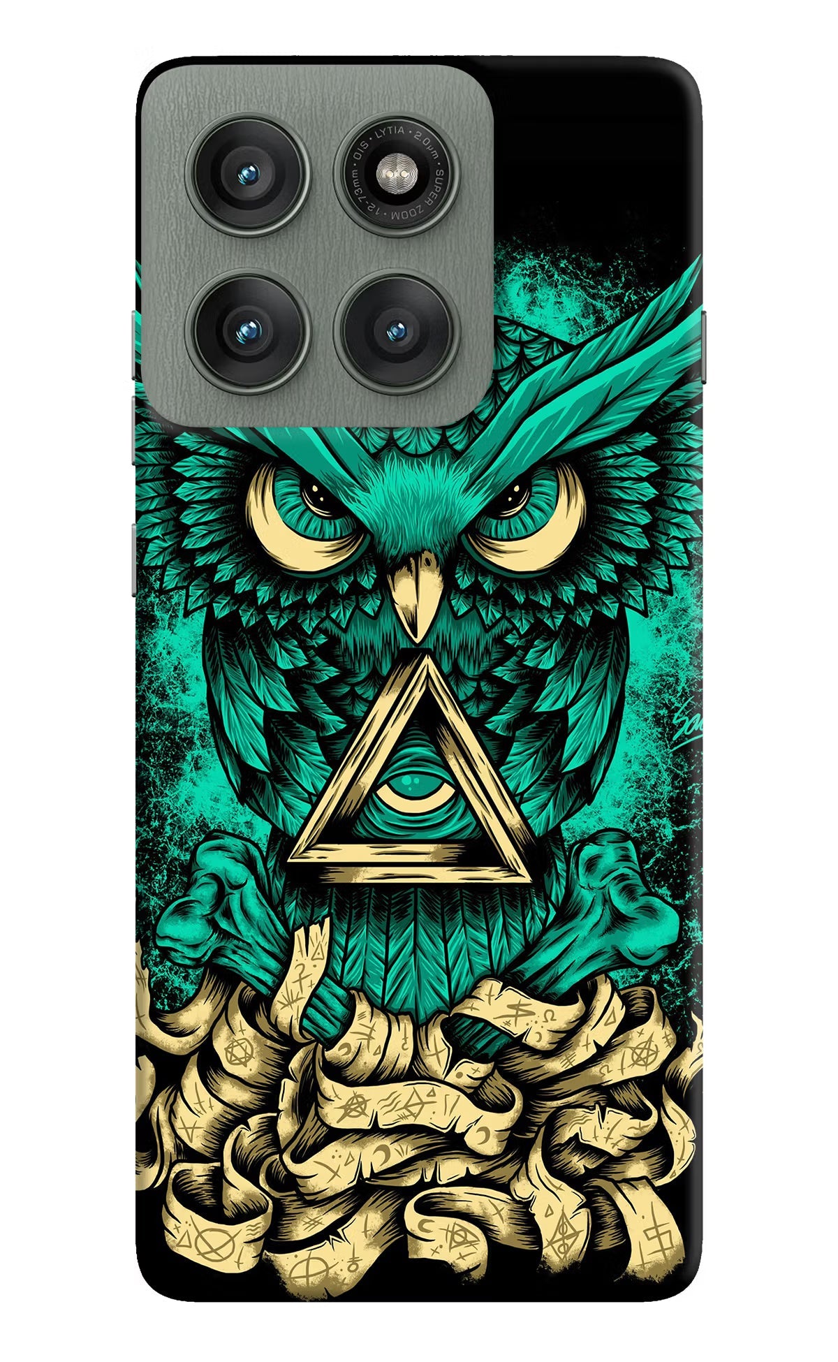 Green Owl Moto Edge 60 Pro Back Cover