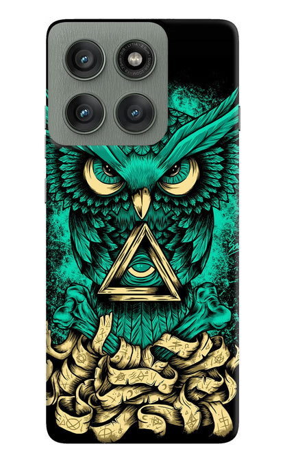 Green Owl Moto Edge 60 Pro Back Cover